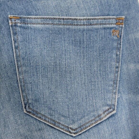 Madewell Women's 9" High Rise Skinny Jeans Size 24 Medium Wash Blue Denim 25x28 - Picture 10 of 11
